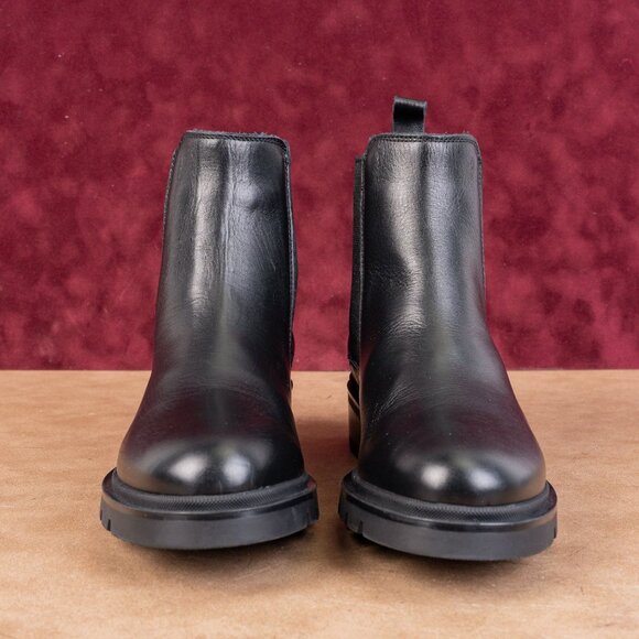 la canadienne Conner Leather Boot - Black | Garmentory La Canadienne Women Connor Waterproof Black Leather Comfortable Chelsea Boots 7